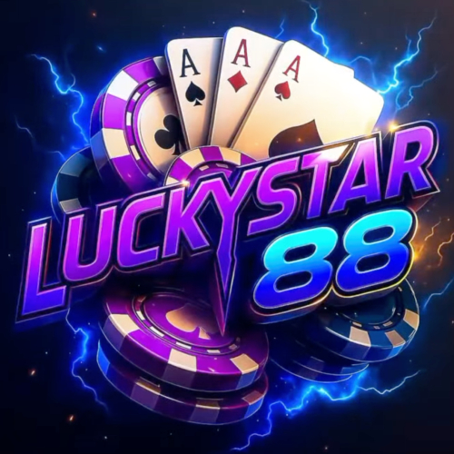 LuckyStar88 mobile app banner showing Android and iOS download options